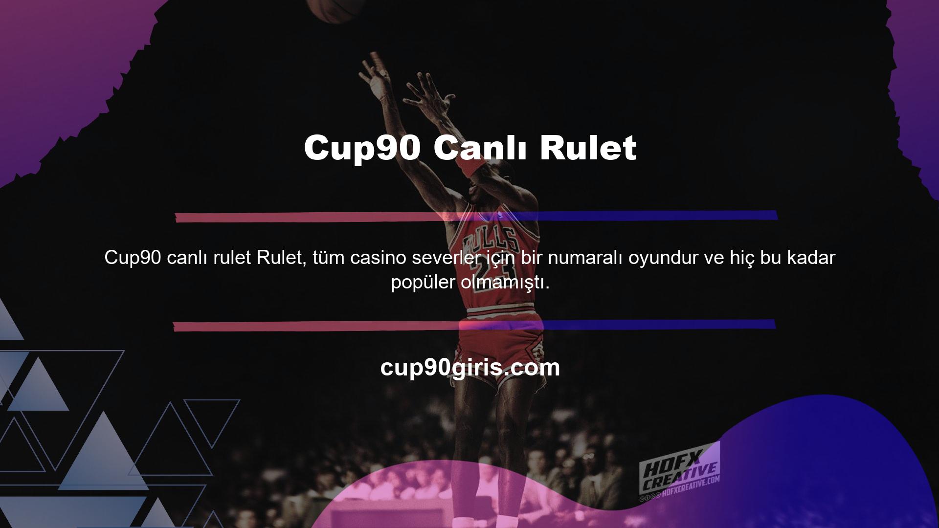 Cup90 Canlı Rulet