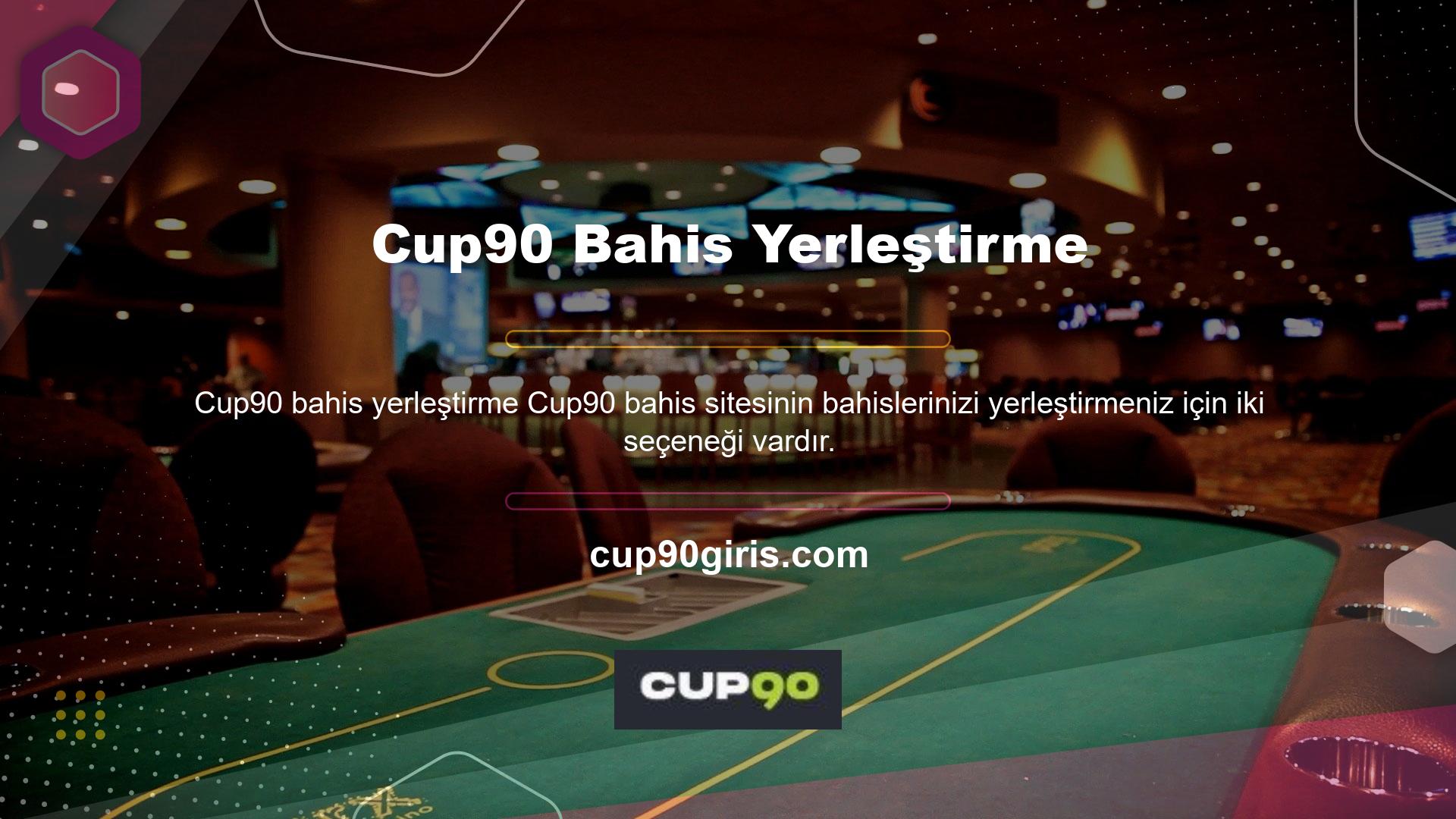 Kayıt ve üyelik işlemlerinden sonra siteye giriş yaptığınızda, maçtan ve canlı bahislerden önce devam eden maçlar için canlı bahisler yapabilirsiniz