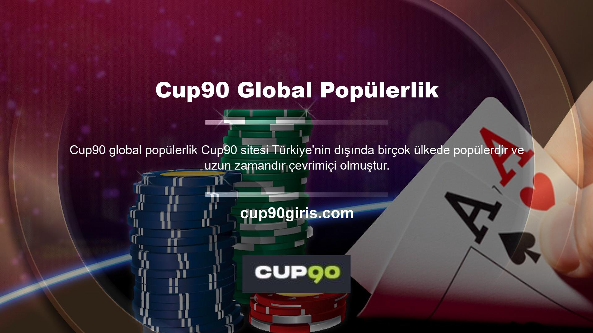 Cup90 kullanıcıların bu gücü kullanarak daha fazla bahse girmesini sağlar