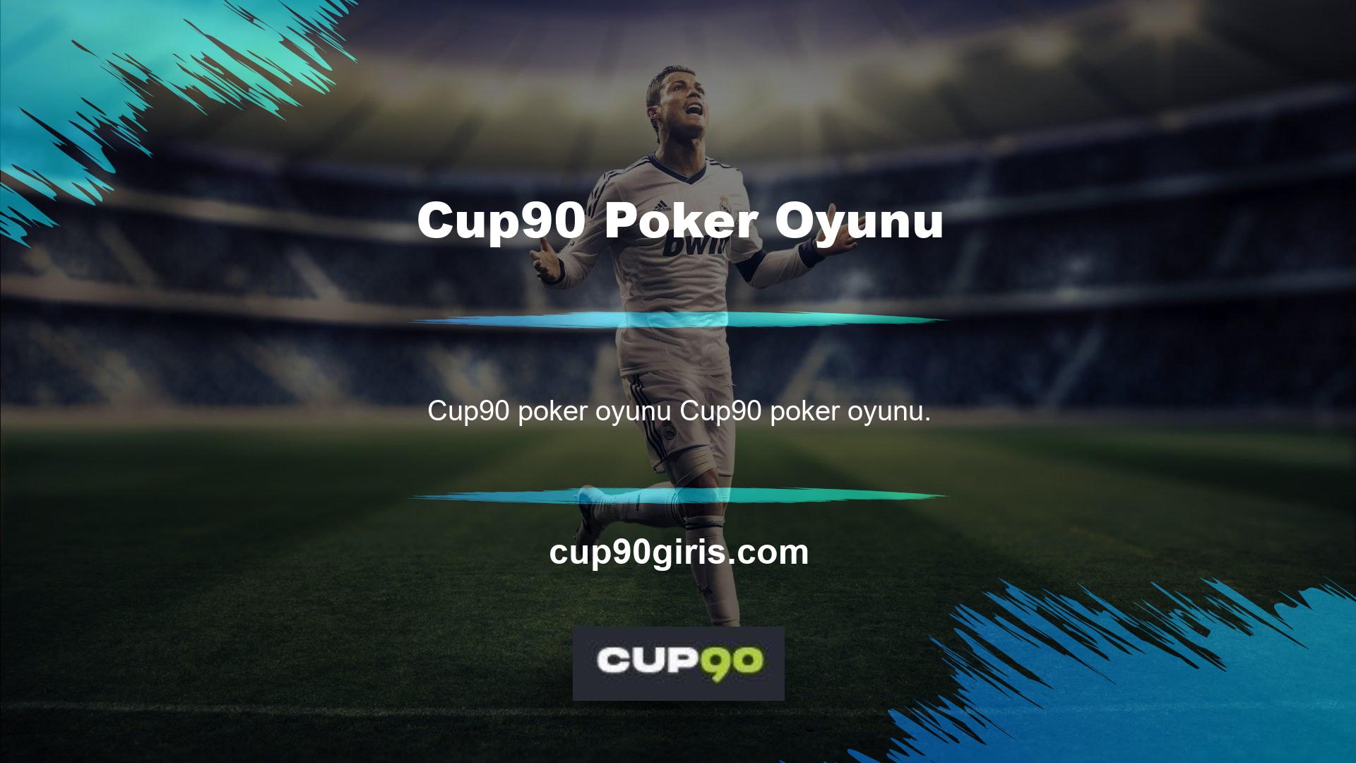 Poker, Cup90 casino oyunlarındaki en popüler seçeneklerden biridir
